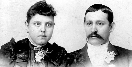 Samuel and Eliza smith wedding photo 1890 my grandmother was a coal miners daughter and wife