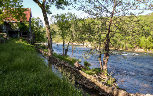 Dawt Mill 19th century Ozark commerce and social network hub 50s childhood backroad memories