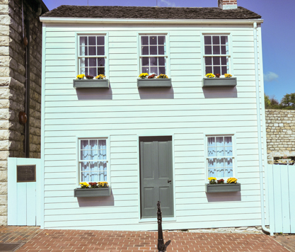 Location for Mark Twain's childhood memories of forests creeks and ponds 