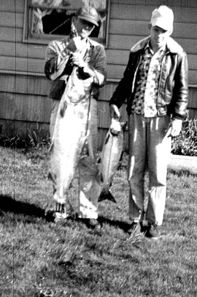 50s family fishing customs moved to Washington State in 1955 50s childhood memories include catching salmon in the Skagit River finding solitude and beauty watching Mt Ramier emerge from the clouds, Washington Rivers are added to memories of forests creeks and ponds