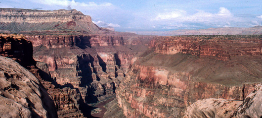 North rim of Grand Canyon via St George Utah 85 miles of dirt road, a long trek to strange days and awesome beauty Toroweap overlook dramatic storms and a majestic river